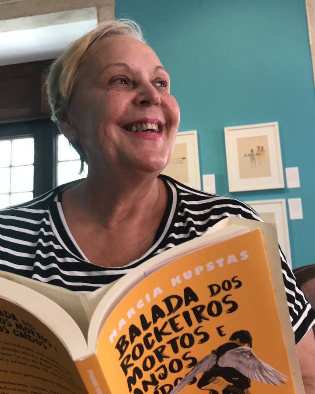 Marcia Kupstas e seu livro  Balada Dos Rockeiros Mortos e Anjos Caídos  Balada Dos Rockeiros Mortos e Anjos Caídos