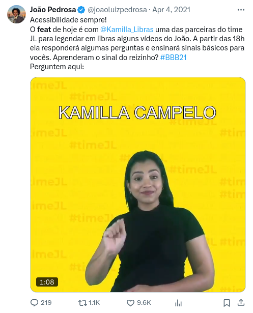 Kamilla Campelo - Acessibilidade Libras